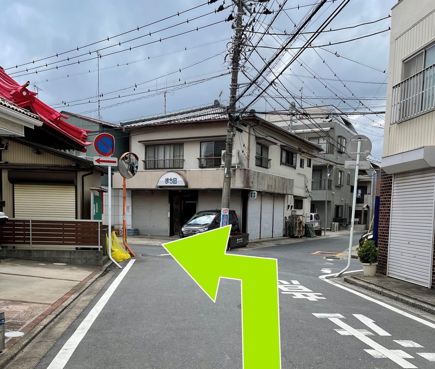 駐車場へのアクセス②