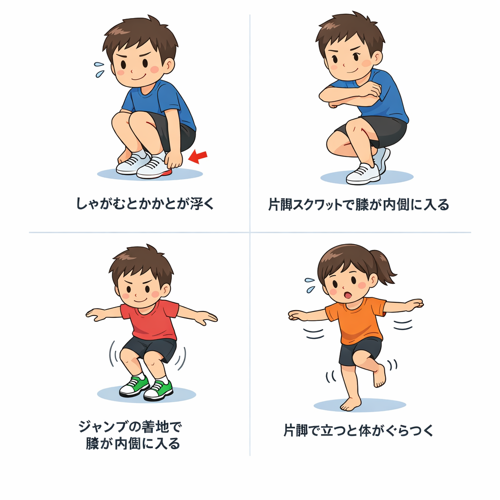 オスグッドのチェック